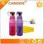 BPA free durable frosted fruit infuser water bottle