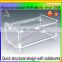 arylic factory counter top acrylic tissue box display set
