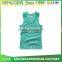 New style boy and girl blank sleeveless vest high quality cotton blank tank top