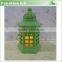 Palace shape pieced ceramic candle lantern