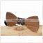 OEM hot sale bow tie wood carving bow tie for men