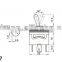 Toggle Switch/9 pin toggle switch,small toggle switches,toggle switch cap