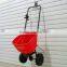 Broadcast Push Spreader Hopper Fertilize 80LB Manual Push Seed Salt Lawn Yard