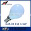 2016 hot sale G45-03 3W 4W 5W 220-240V E27 led light bulb