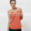 Contrast colors adjustable sports tank tops women sports wear