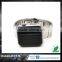 High quality size 38mm and 42mm stainless steel strap chain with adapter for apple watch