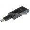 [ New Model ] CZH 4 Port Compact Portable High Speed Rotating USB 3.0 Data Hub for Windows, Mac OS, Linux [Black;white]