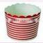 2015 Hot-selling Mechanism Disposable Paper Bakeware Cake Muffin Paper Baking Cup With Food Grade PE Coated Paper