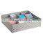 Collapsible storage organizer order box with 24 compartments