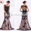 Superior Quality Stylish Sexy Black Sleeveless Wedding Gown Appliqued Fashion Ball Gown Wedding Dresses