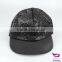 Fashion black sequined baseball cap leisure cap