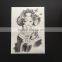 WX- 043 Custom Classic Beauty Temporary Black Tattoos/ Waterproof CMYK Tattoo Sticker/