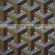 popular mordern pvc vinly wallpaper with 3d abstract design