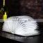 Flip Folding Book Light Foldable LED Book Lamp Wooden USB Rechargeable