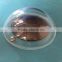 N-BK7 optical glass dome,large diameter 136mm meniscus spherical lens, dome for underwater camera