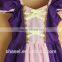2015 Newest Cosplay Costume Children Girl Dress Tangled Long Hair Princess Dress