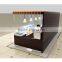 Myshine customize retail coffee shop kiosk cafe bar counter design