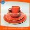 Europen retro style golden line ceramic stoneware dinnerware set,crockery tableware set