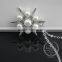 925 sterling silver shining star with pearls creative pendant necklace fashion women necklace jewelry 6360468