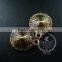 14mm setting size vintage alloy bronze DIY pendant charm bezels tray 1411121