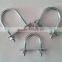 U bolt clamp with washer hardware