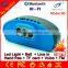 B6 blue color wireless handsfree LED bluetooth speaker with FM radio, support TF card,Bell Ring and holder for bicycle
