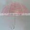 Transparent umbrella apollo style umbrella cage shaped umbrella POE umbrella