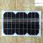 Glass laminated 5W Mono/Poly solar panel
