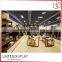 High grade wooden modern style clothing store display stand