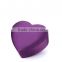 Chinese factories wholesale custom purple jewelry box, special paper heart gift box