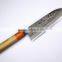 Tadafusa Japanese damascus steel knife with high quality satin finish