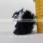 New design animated black animal toy bulk plastic squirrel