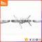 low price concertina 25kg barbed wire length per roll with double wire