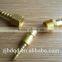 brass male hose barb swivel fitting/tube fitting