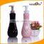 New Style 300ml 500ml 750ml Square PETG Plastic Carved Bottles Cosmetic Bottles