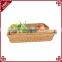 Wholesale handwoven rattan storage dough proofing poly rattan plastic bread basket