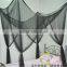 Rectangular Luxury Shape Black Mosquito Net for Home