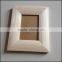 2015 Family customized high quality Plain square 3R paulownia wood photo frame for kids