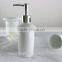 China factory wholesale custom ceramic porcelain white bathroom accessory set for shower use