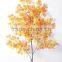 SJ071210 Red maple tree branches/fabic maple tree leaves for maple tree making