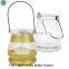 vintage glass candle holder Hanging Glass Jar Lamp