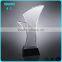New Design Wholesale Clear Crystal Trophy, Crystal Glass gift glass trophy blanks
