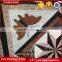 Chocolate brown butterfly marble pattern suitable for interior