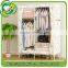 used clothing hanging plastic wardrobe shoe storage made from hard wood
