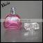 cosmetic perfume hot products popular fancy translucent pink mold bottle 30 ml glass silver metal pump spray china suppliers