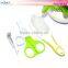 SBS0016 CE qualified nail clipper & brush & scissor baby care set with window box