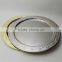Cheap Wholesale Wedding Gold Silver Beaded Charger Plates