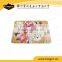 promotional custom print wood mat with metal clip