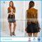 Lotus ethnic clothes imitation suede fringed vest tassels cape for women oem