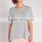 overseas women pocket front grey color oversized t shirts